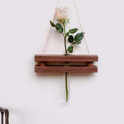 Japanese-style Wall decoration Hanging wall flower rack Art flowers Display stand Creative simplicity Test tube flower rack