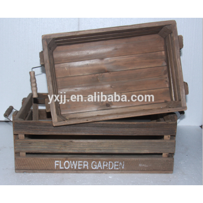 Eco-Friendly Delicate Lock Retail Custom Wine Wooden Box