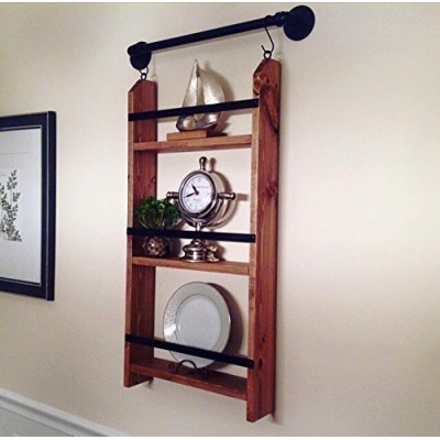 Bathroom ladder shelf/rustic bathroom home decor wall shelf